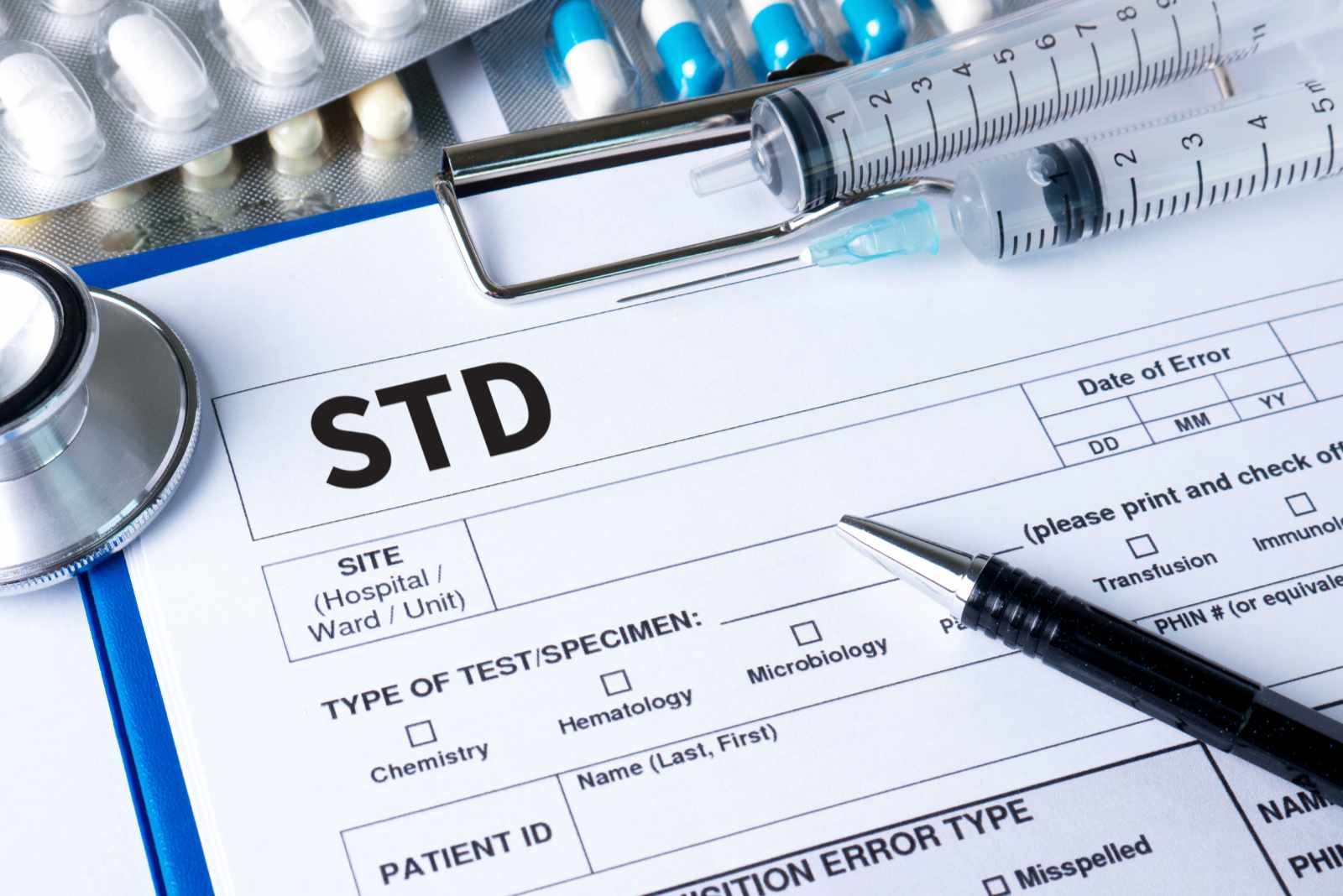 STD-Form-Gonorrhea-Concept